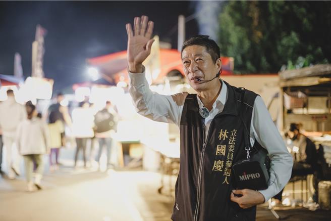 林國慶陣營反擊，對手團隊及陣營中一堆有貪汙、賄選、背信前科的人，是貪腐的地方派系。（林國慶競選團隊提供∕呂妍庭嘉義傳真）