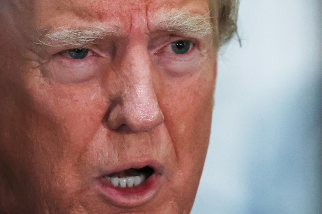 四年前竞选美国总统连任输给拜登的川普，卷土重来再战2024大选。（资料照／路透）