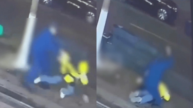 32岁李姓外送员遭54岁赵姓保全持刀刺死。（翻摄星岛网）