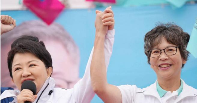 民眾党台中市第1选区立委候选人蔡壁如初次投入地方选举，获得国民党台中市长卢秀燕支持。（图／翻摄蔡壁如脸书）