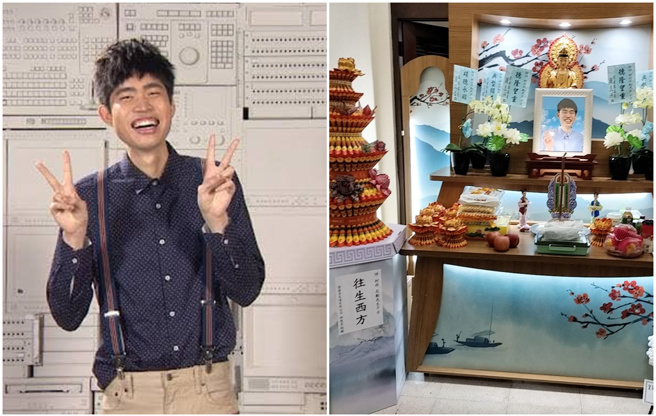 柯辰勋今告别式。（图／FB@大家好！我是柯辰勋 ）