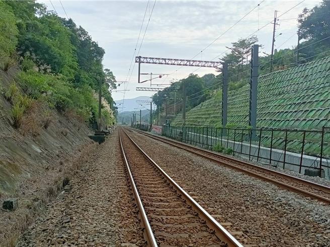 台鐵局指出，今年已執行5060處影響木砍除，少數區段及隧道拱頂有雜草過高情形，2024年台鐵公司已編列預算，加強路線景觀維護。（台鐵局提供／蔡亞樺台北傳真）