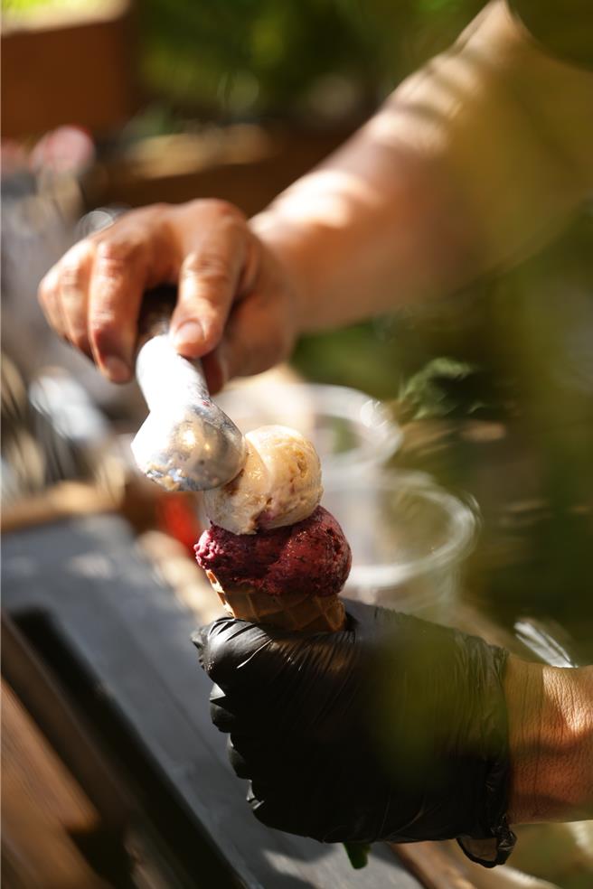 台东慢食节移师至华山文创园区，活动中不使用任何一次性餐具。（台东县政府提供／蔡旻妤台东传真）