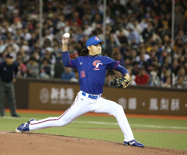 中华队先发投手徐若熙。（陈怡诚摄）