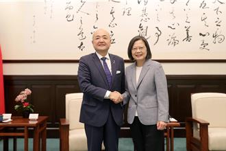 蔡接見新任日本駐台代表 片山和之：臺海和平穩定至關重要