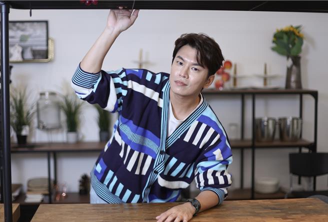 萧景鸿復出8点檔战场，在《追分成功》担纲要角。（陈俊吉摄）