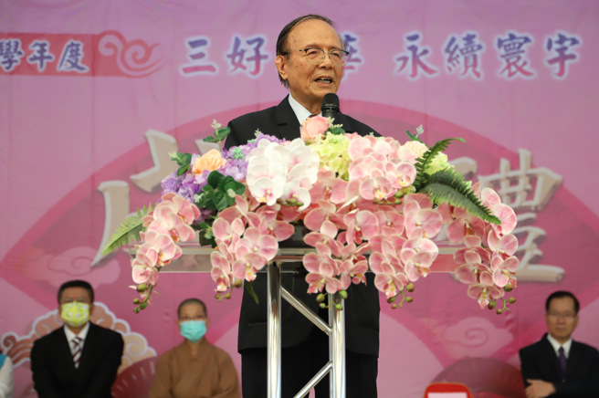 南华大学校长林聪明致词。(照片/南华大学提供) 