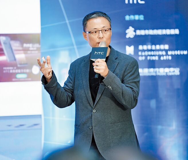 HTC全球业务暨行销资深副总裁黄昭颖。（宏达电提供／黄琮渊台北传真）
