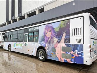 6辆低底盘公车今启用 2车披上基隆少女主题彩绘上路