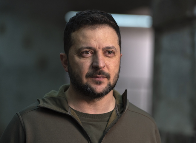 乌克兰总统泽伦斯基。(资料照/ 美联社)