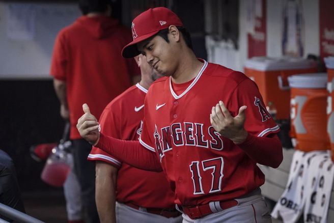 大谷翔平的延迟支付合约引起热议。（美联社资料照）