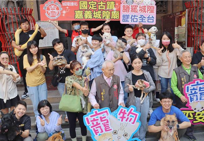 最後大合照，動物們不受控動來動去，畫面有趣。（呂妍庭攝）