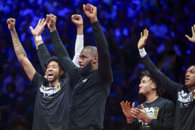 湖人队获得季中锦标赛冠军。（美联社资料照）