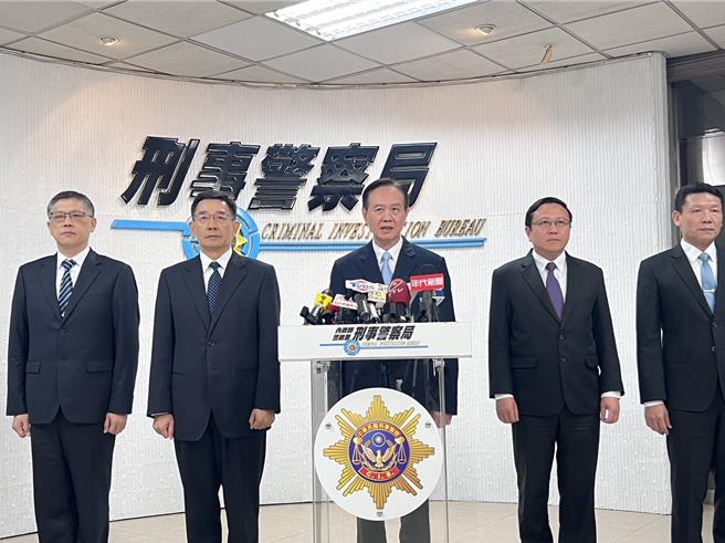 刑事局长周幼伟强调，将持续规划专案扫荡诈欺集团。（翻摄照片／林郁平台北传真）