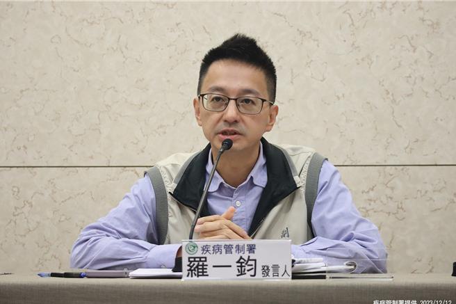 疾管署發言人羅一鈞說明，國內呼吸道疫情下降，但流行型別有變化趨勢，B型占比略升，不排除春節前後因型別轉換而流行。（疾管署提供）