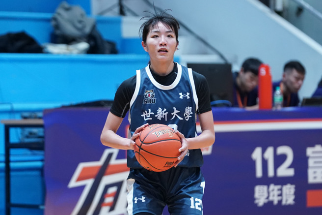 世新大學女籃楊淑琄攻下全隊最高19分。（大專體總提供）