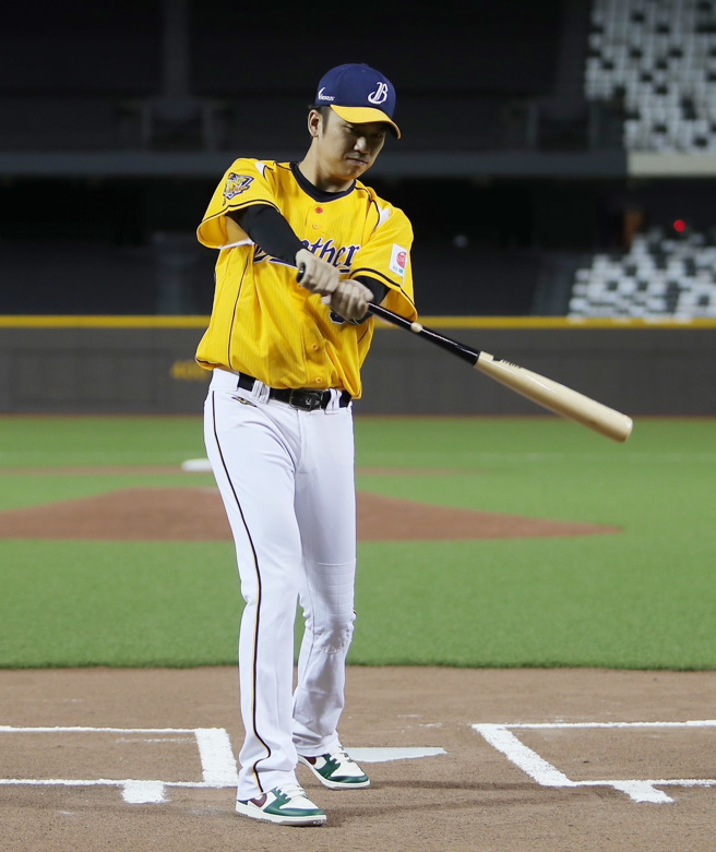 中信兄弟王威晨。（季志翔摄）