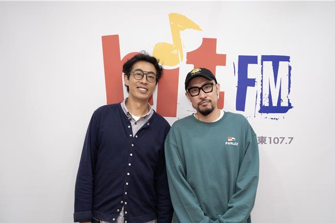 熱狗（右）與馬念先私下交情不錯。（Hit Fm聯播網提供）