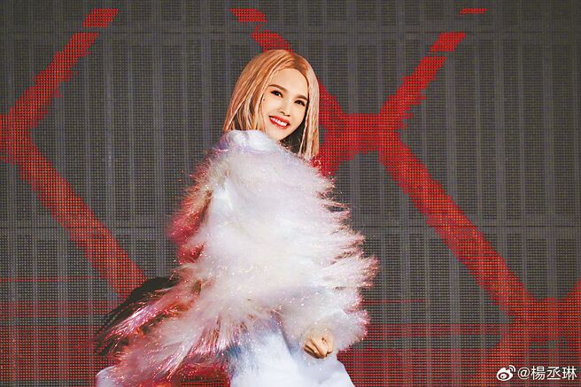 楊丞琳日前在演唱會上脫口一句玩笑話，引起大陸民眾火大投訴。（摘自微博）