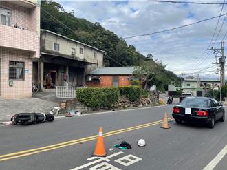 山路失控打滑直撞對向車 6旬翁傷重送醫不治