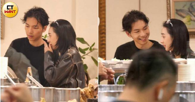 虽然没什么亲昵动作，不过李沐跟邹序很有话聊讲个不停。（图／本刊摄影组）