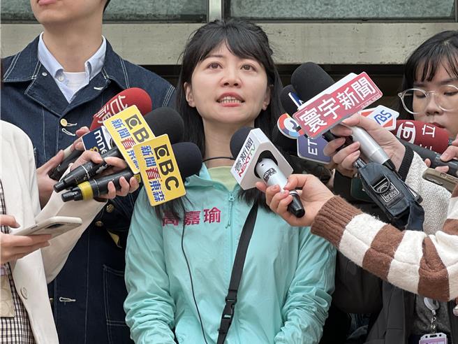 民进党立委高嘉瑜。（刘彦宜摄）