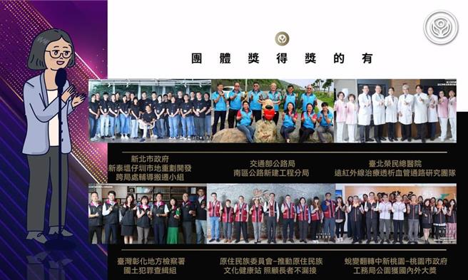 公務人員傑出貢獻獎得獎團體(考試院提供)