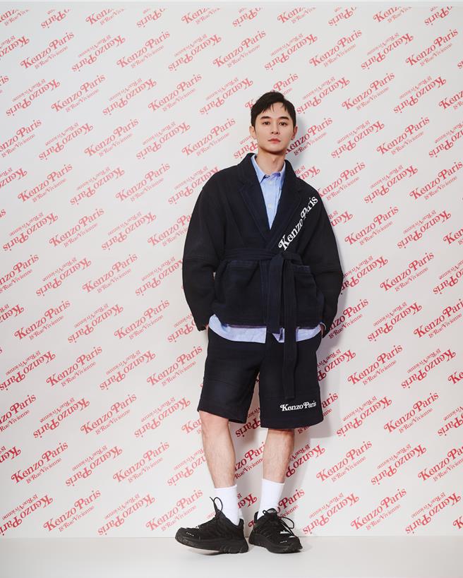 演员张轩睿出席Kenzo x Verdy联名系列发表会。（Kenzo提供／黄唯淯台北传真）