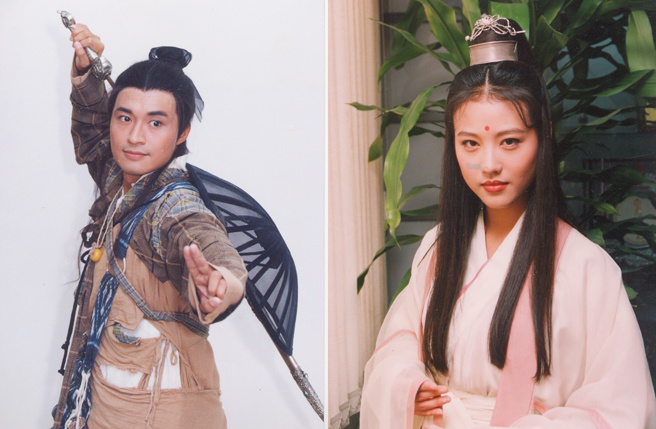 马景涛和周海媚合作过《倚天屠龙记》。（图／中时资料照）
