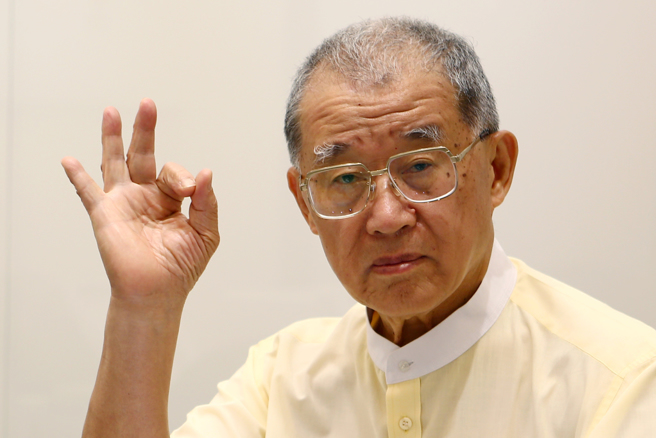 台湾主要政党不能为台湾民眾的生命财产提出避险的主张或路线，这就是小党存在的必要与空间，尤其是「统派小党」，这是台湾选民将选票分裂投票的智慧。图为前监察院长王建煊领军新党不分区立委。（资料照／邓博仁摄）