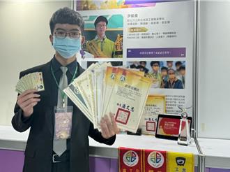 新北高工許凱俊展才能 榮獲教育部第19屆技職傑出獎