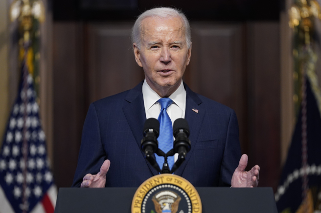 美國眾議院13日以221票對212票，正式通過對總統拜登（Joe Biden）啟動彈劾調查。（美聯社）