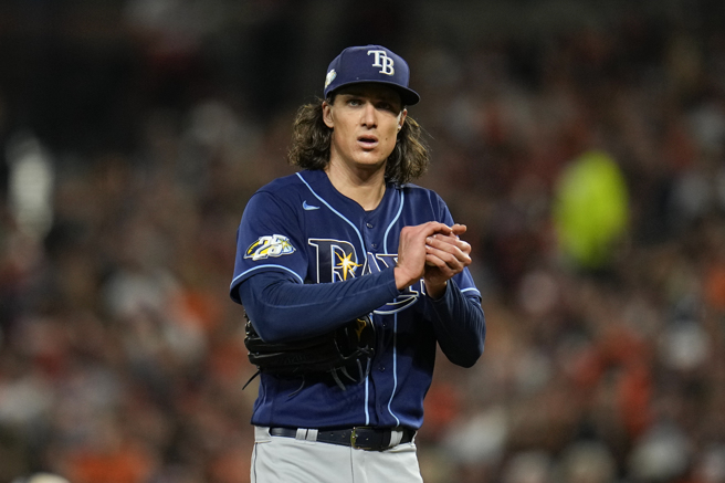 光芒強投葛拉斯諾。（美聯社資料照）