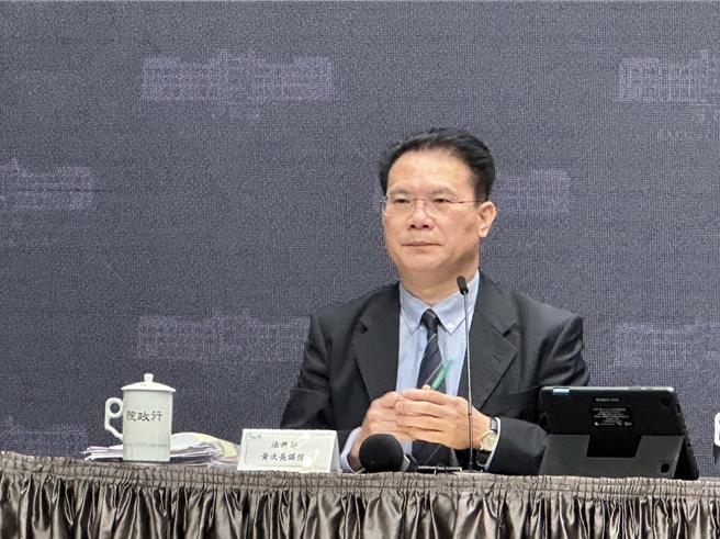 法務部次長林謀信。（黃婉婷攝）
