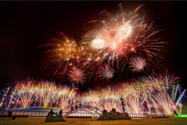 2023年12月14日澎湖縣／澎湖縣政府14日宣布，2024年澎湖海上花火節合作品牌為熱門動漫「航海王」。（澎湖縣政府提供／許逸民澎湖傳真）