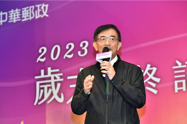 中華郵政董事長吳宏謀。（陳祐誠攝）