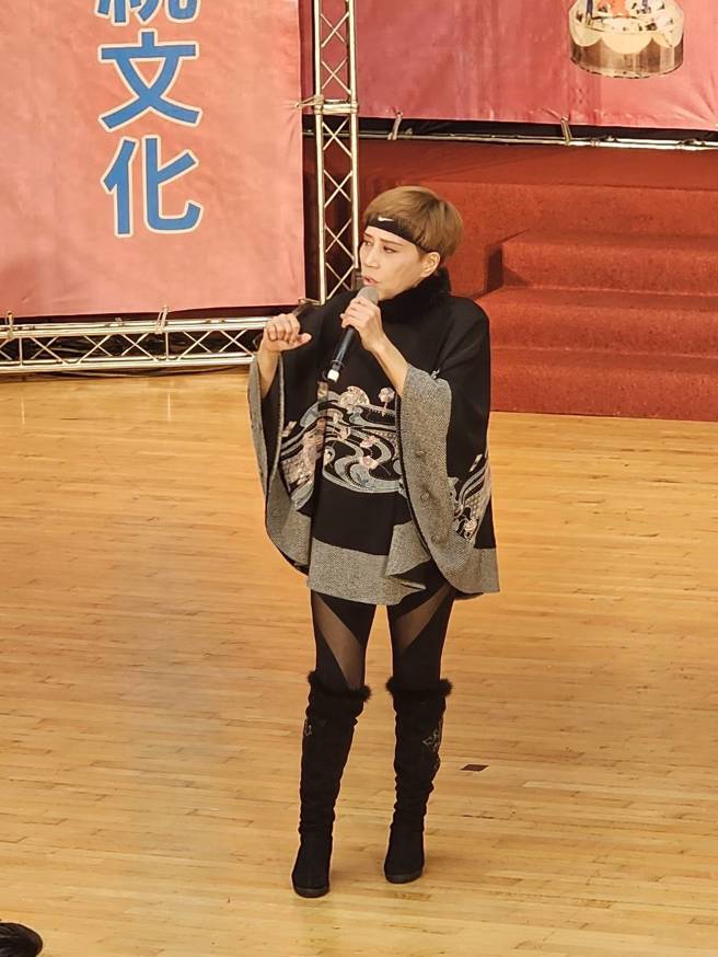 蓝如洁实力派演出，观眾相当惊艷。(游定刚拍摄)