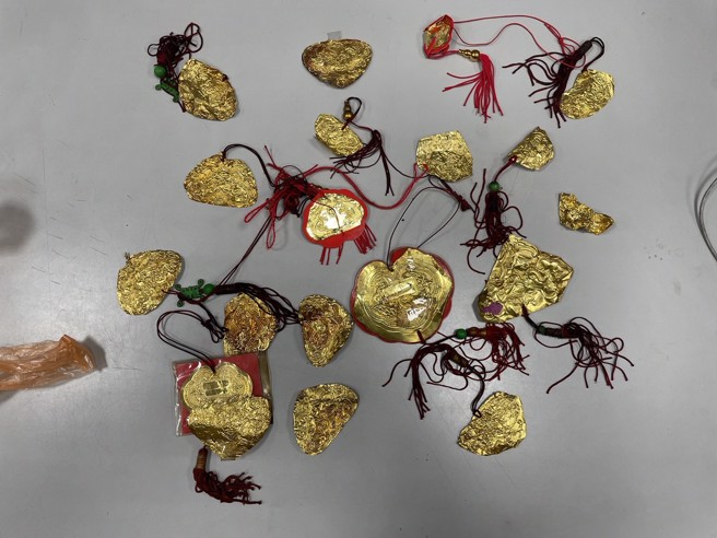 40歲林嫌專找中藥店下手，偷完神明金牌。（圖／警方提供）