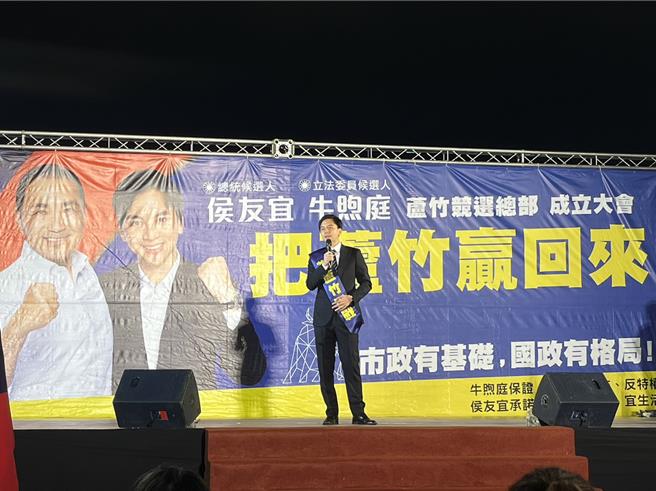 牛煦庭談及堅定要參選的動機，他說其中1件影響最深的事就是美福大火。（陳夢茹攝）