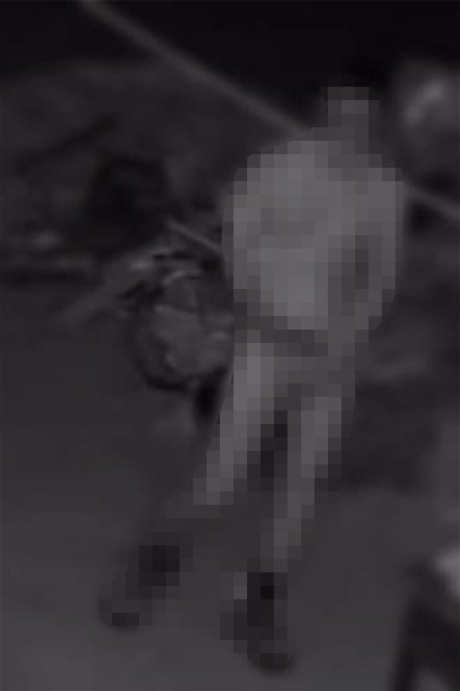 台中沙鹿休閒景观步道13日深夜惊传巡山裸男出没「遛鸟」，警方今晚加强巡逻，晚间9时30分在事发地逮到人。（民眾提供）