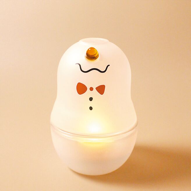 好玻GOODGLAS麋鹿／雪人变色造型玻璃烛罩，随附小茶烛2入，优惠价880元。（虾皮提供）