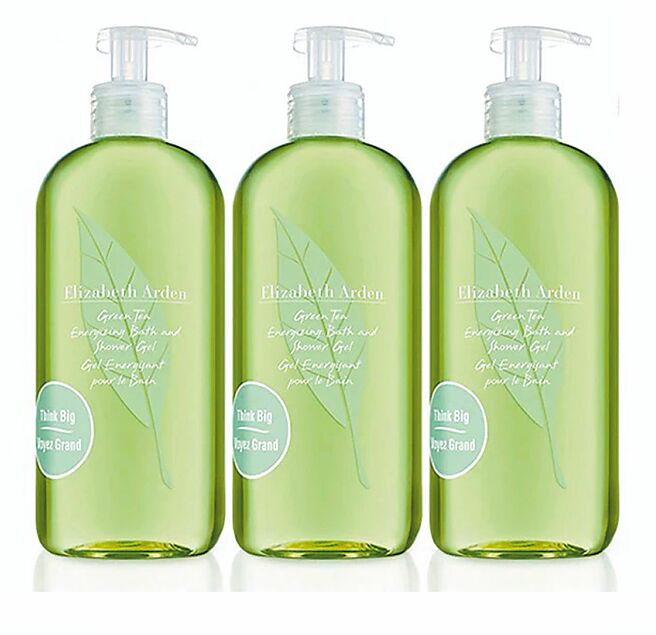 伊丽莎白雅顿超人气绿茶香水沐浴胶组 500ml／3入，活动价1000元。（momo提供）