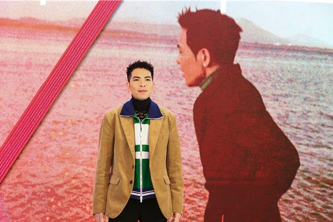 蕭敬騰15日舉辦全新專輯《野生》暨「無目的地找目的地：蕭敬騰全新專輯《野生》概念展」開幕記者會。（鄧博仁攝）