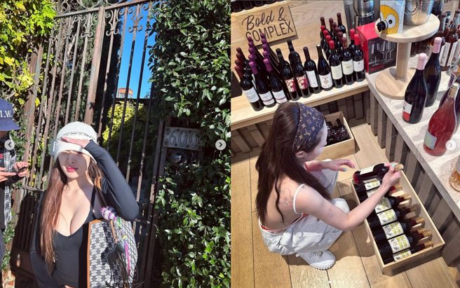 有不少网友发现泫雅私服性感程度比舞台装还辣。（图／摘自泫雅Instagram）