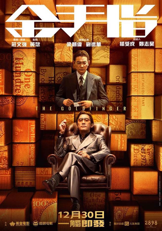 劉德華和梁朝偉合作《金手指》即將上映。（龍祥提供）