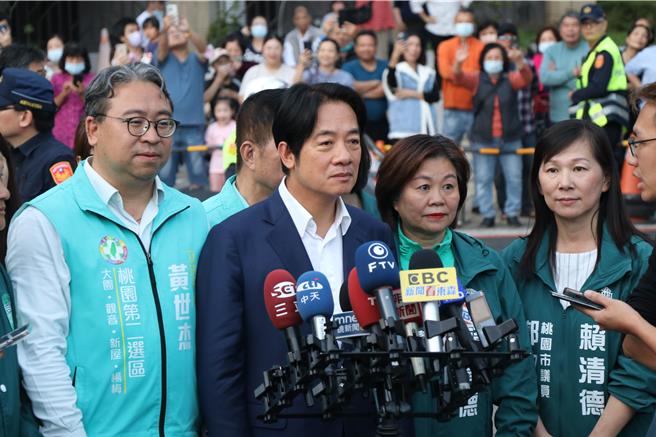 民进党总统候选人赖清德认为，大陆认定台湾构成贸易壁垒，已是公然介入选举。（蔡明亘摄）