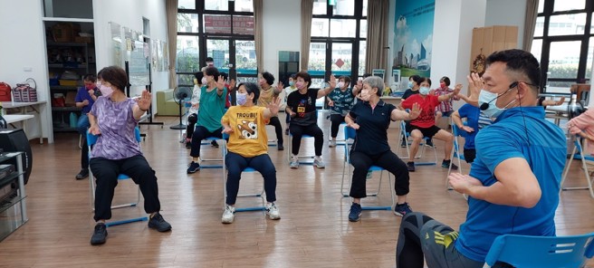 C据点预防及延缓失能课程。（图/臺中市政府卫生局提供）