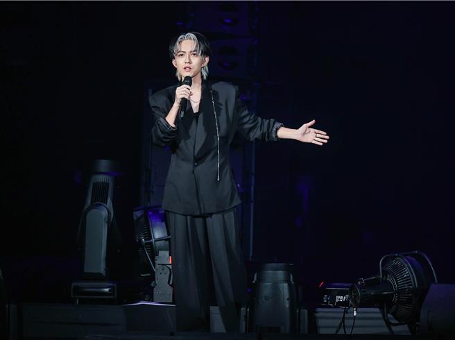 林宥嘉5度攻蛋，15日起在台北小巨蛋举办3场演唱会。（粘耿豪摄）