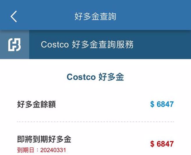一名網友分享好市多的好多金入帳，高額回饋引起網友討論。（圖／翻攝自Costco好市多 商品經驗老實說）