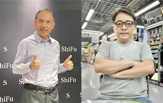 张盛舒（左）愤怒提告詹惟中。（池宗玲摄、资料照片）